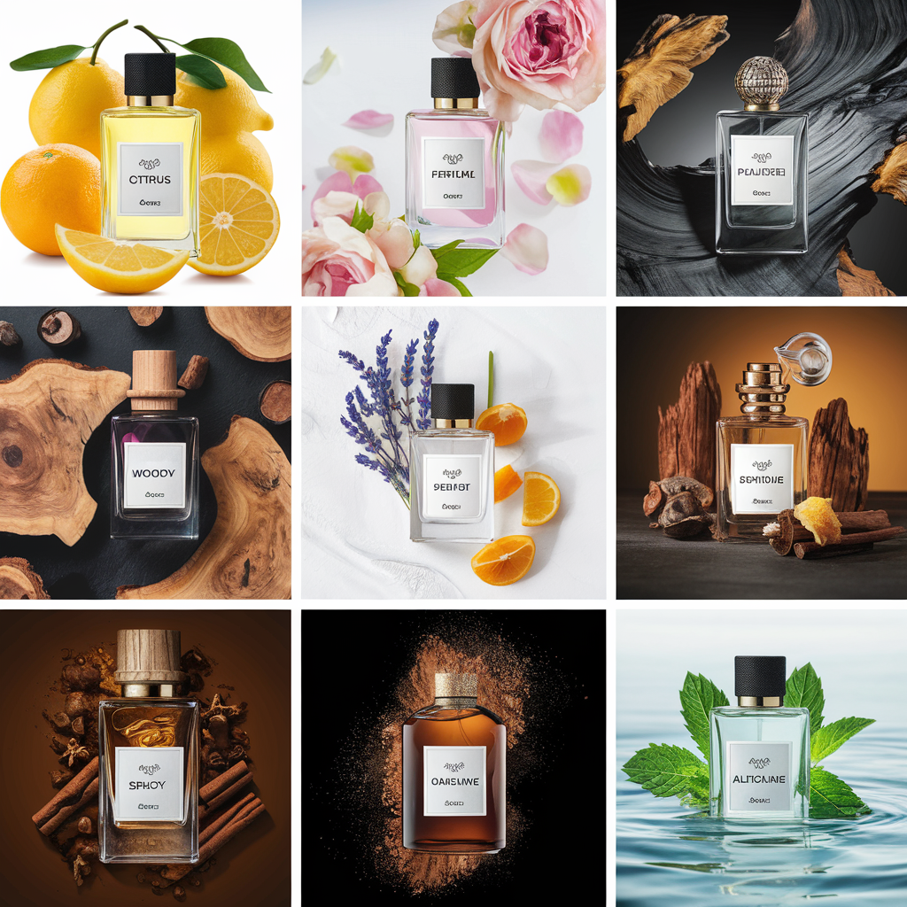 perfumery according to the moods